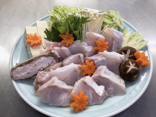 【冬限定】絶品グルメ！高級魚「クエ鍋料理プラン」
